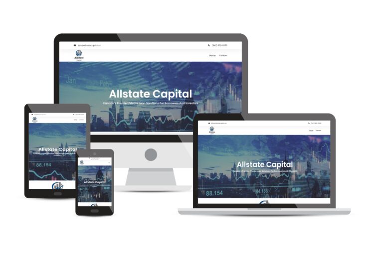 Allstate Capital Mississauga Consulting Website Portfolio