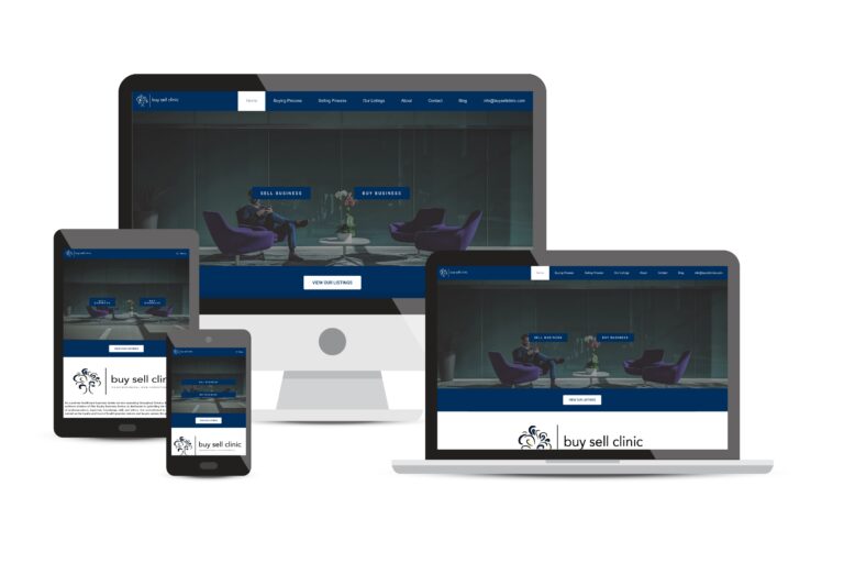 Buy Sell Clinic Mississauga Consulting Website Portfolio