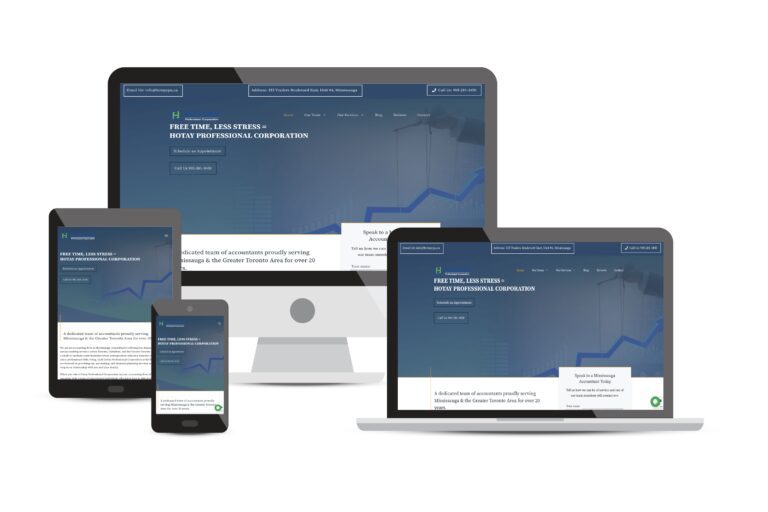 Hotay CPA Mississauga Consulting Website Portfolio