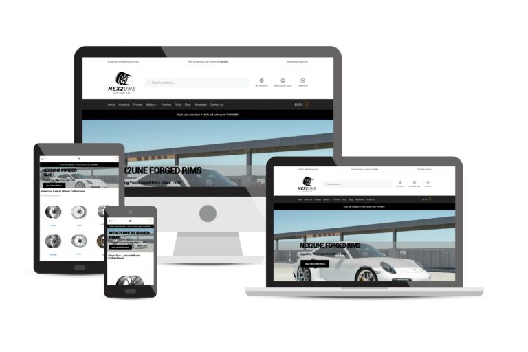 Nex2une Mississauga Consulting Website Portfolio