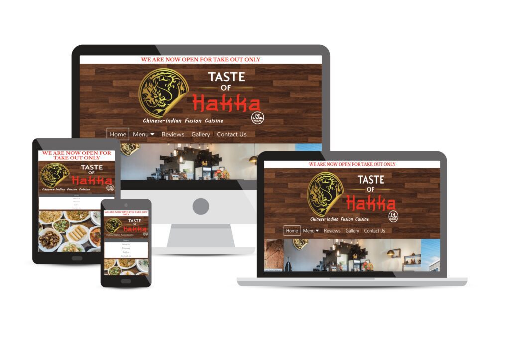 Taste of Hakka Mississauga Consulting Website Portfolio