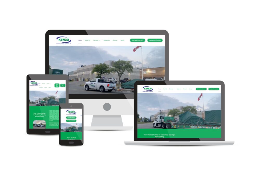 Kenco-Machinery-Movers-Mississauga-Consulting-Website-Portfolio